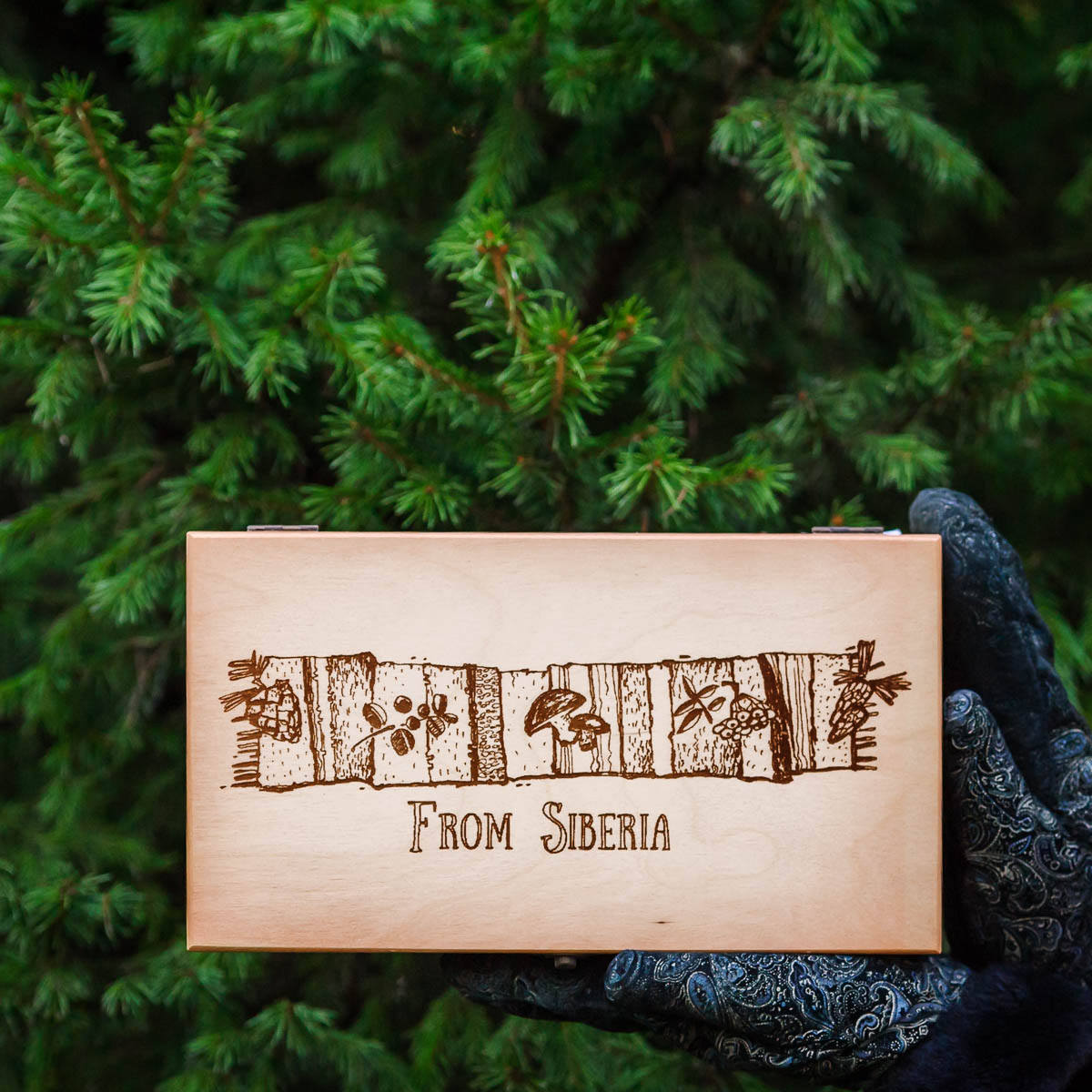 кедровый короб "From Siberia"