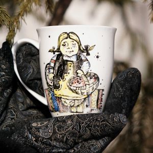 Кружка фарфоровая "Девочка" — купить в Красноярске