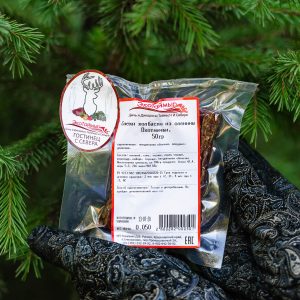 Сыровяленые колбаски из оленины Охотничьи