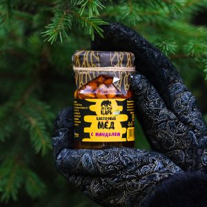 Мёд цветочный с миндалём 210 гр