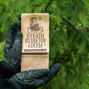Цукаты из цветов сосны