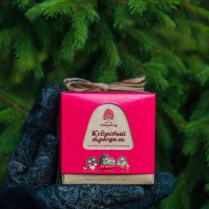 Кедровый трюфель ассорти из тёмного шоколада, 120 гр.