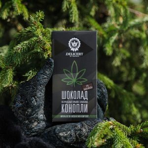 Горький шоколад с коноплёй