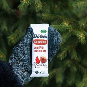 Батончик орехово-ягодный фундук + шиповник