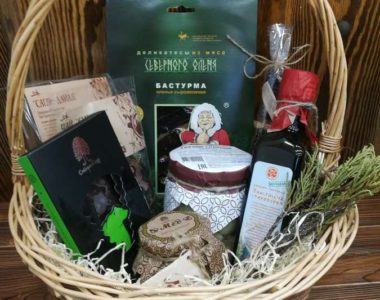 корзина с олениной