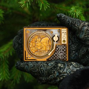 Сувенирный магнит на холодильник грампластинка