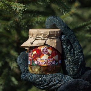 Белый гриб маринованный
