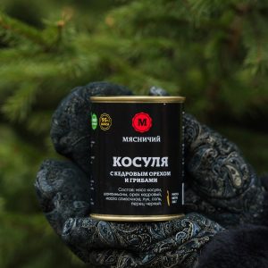 Косуля с кедровым орехом и грибами 338 г