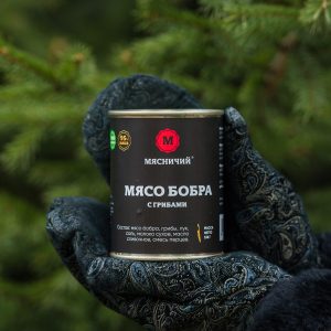 Мясо бобра с грибами 338 г