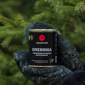 Оленина с можжевельником и брусникой 338 г