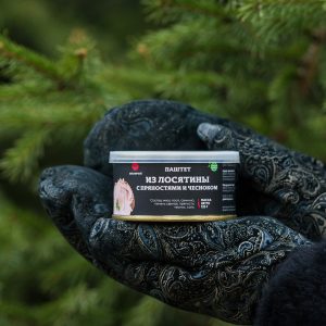 Паштет из лосятины с пряностями и чесноком 120 г