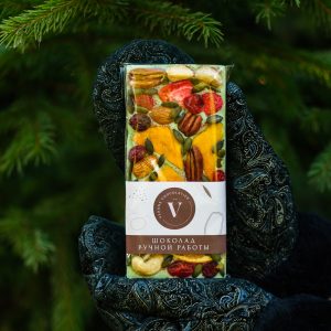 Шоколад белый 90 гр со вкусом лайма "Верона"