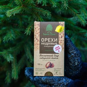 Ядро кедрового ореха, 100 г - подарочная упаковка
