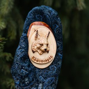 Магнит на холодильник. Рысь