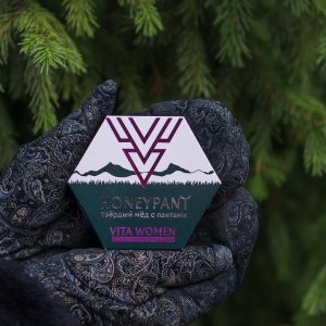 Леденцы карамель медовая Твёрдый мёд с пантами Vita women 36 гр