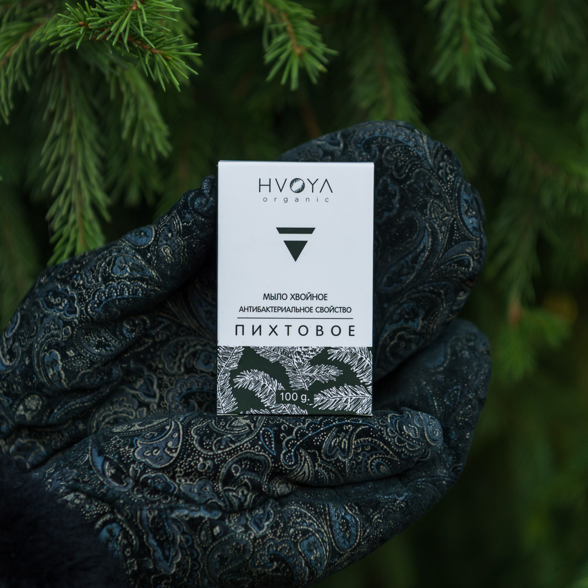 HVOYA cosmetics мыло пихтовое натуральное 100 грамм