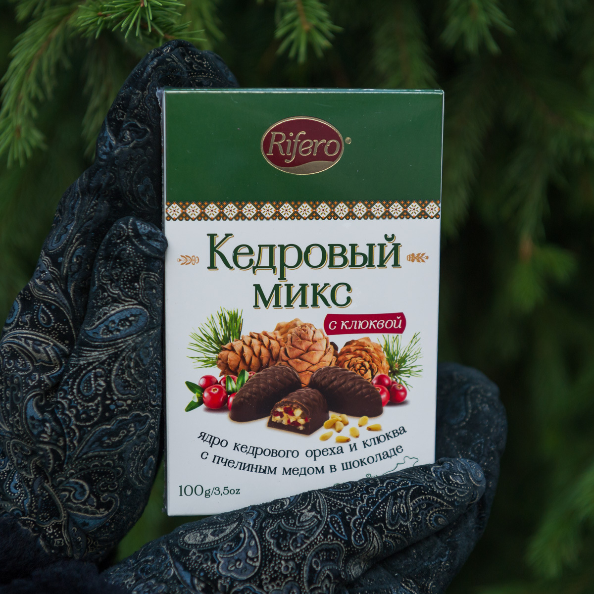 Кедровый микс с клюквой