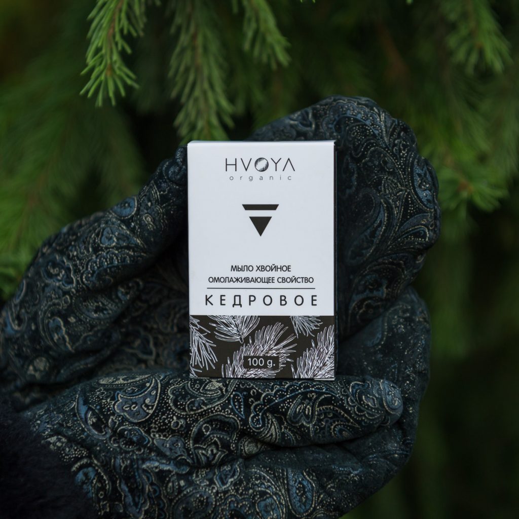 Мыло кедровое Hvoya 100 гр