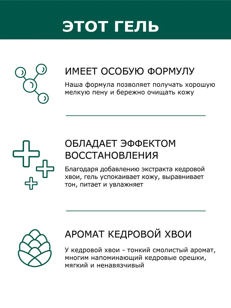 этот кедровый гель