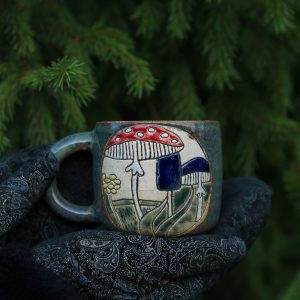 Кружка керамическая Грибы