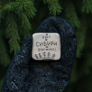 Магнит керамика Я был в сибири и выжил