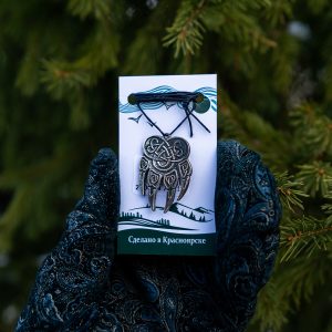 Подвеска медная Лапа