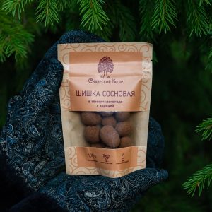 Шишка сосновая в тёмном шоколаде с корицей 60 г