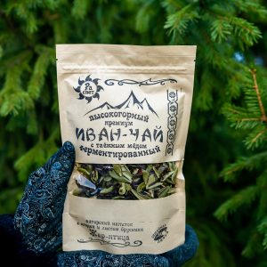 Иван чай с таёжным мёдом и брусникой "Жар - птица"