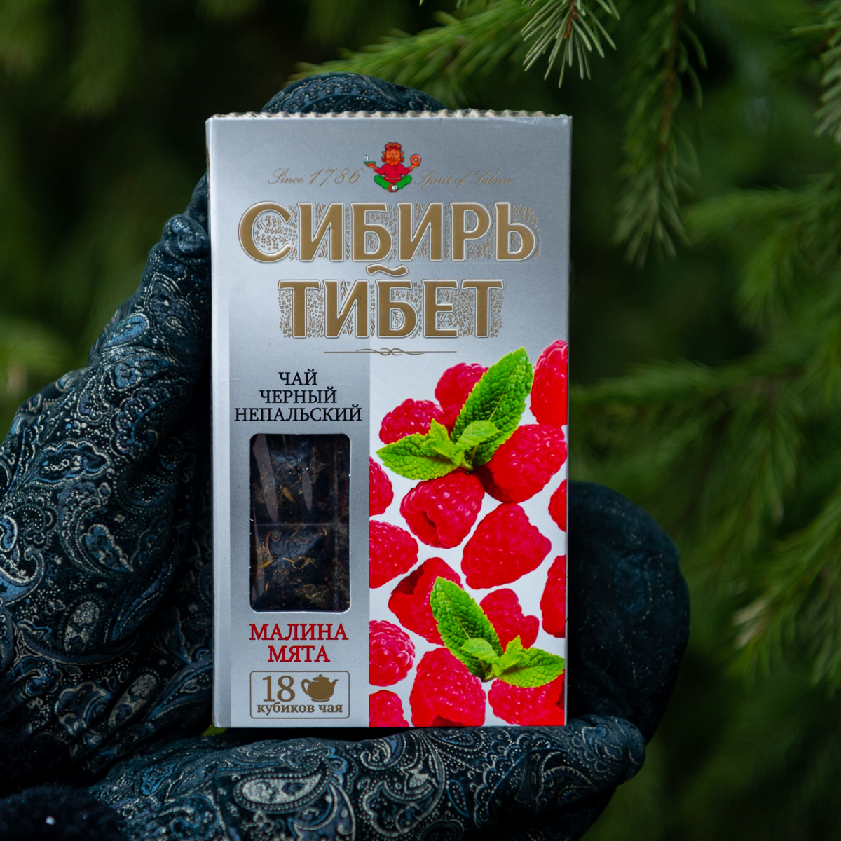 Сибирь - Тибет с малиной и мятой, 96 гр