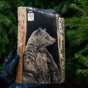 Доска сервировочная Медведь Сибирь 36*26 см