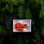 Авторская брошь из бисера Лисица