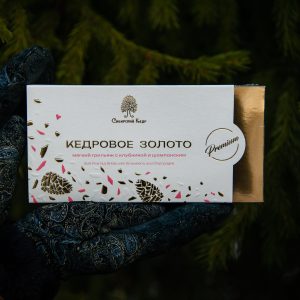 Кедровое золото с клубникой и шампанским / 100% кедровый орех 85 гр