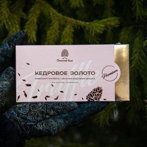 Кедровое золото: кедровый трюфель цельные кедровые орешки 80 г.
