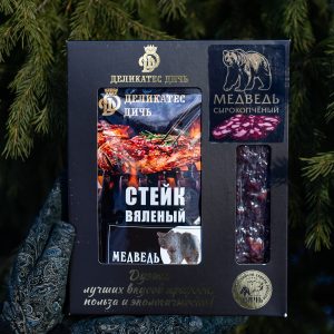 Подарочный набор дуэт "Логово медведя" со стейком