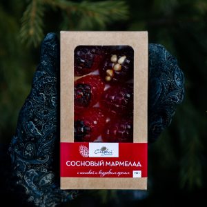 Сосновый мармелад с шишками и кедровым орехом 110 гр