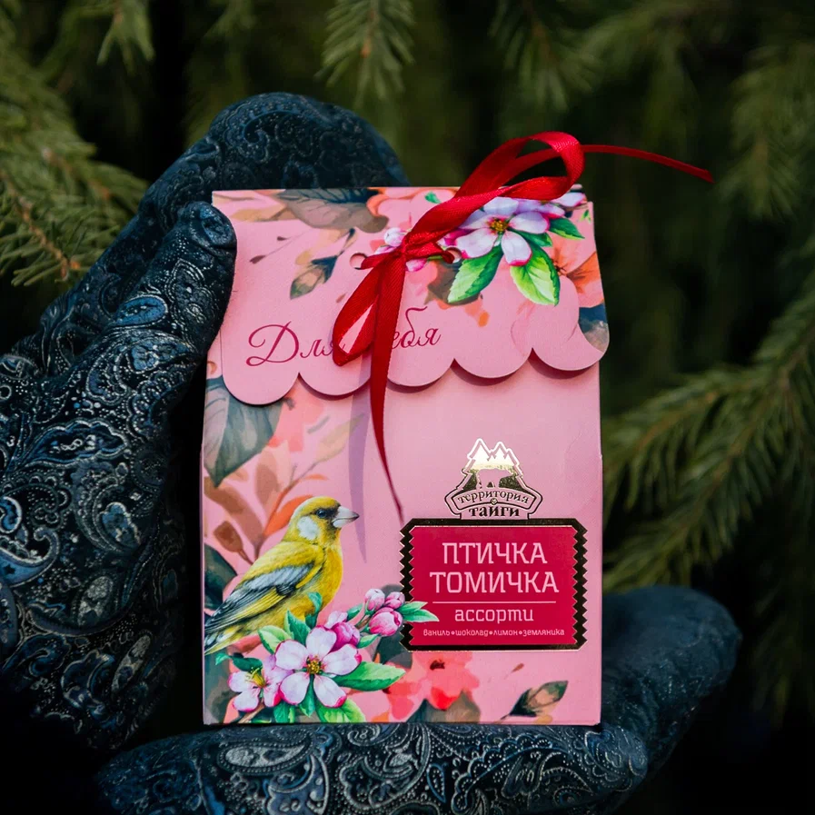Конфеты "Птичка Томичка" ассорти 100 г — купить в Красноярске