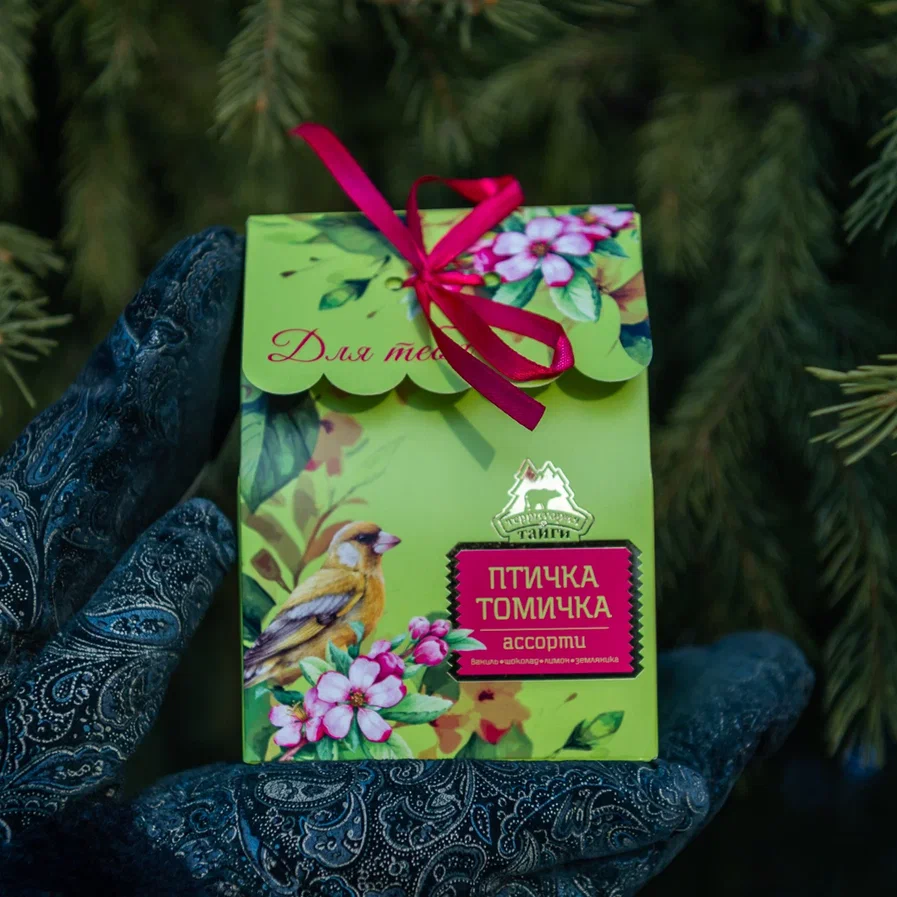 Конфеты "Птичка Томичка" ассорти 100 г — купить в Красноярске
