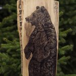 Доска сервировочная На страже тайги 69*22 см