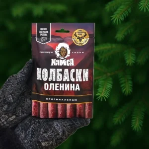 Колбаски Премиум Nямса из оленины оригинальные 60 гр